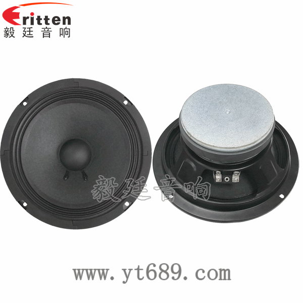 8寸中低音汽車?yán)日疵? border= 8''中低音舞臺(tái)音箱喇叭廠家正反面