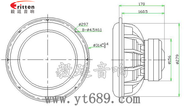 12寸低音喇叭生產(chǎn)廠家成品圖