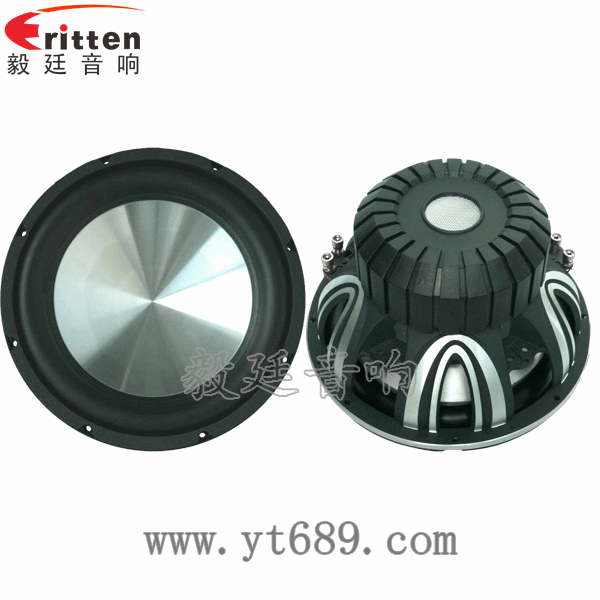1.38寸40瓦舞臺(tái)音箱全頻喇叭正反面