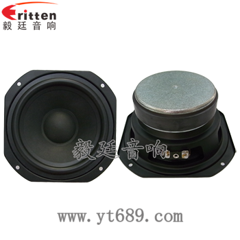 5.25寸4歐25瓦中低音喇叭正反面