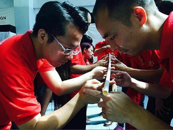 毅廷喇叭廠在恩典挑戰(zhàn)團結(jié)的力量?。?/></p><p style=