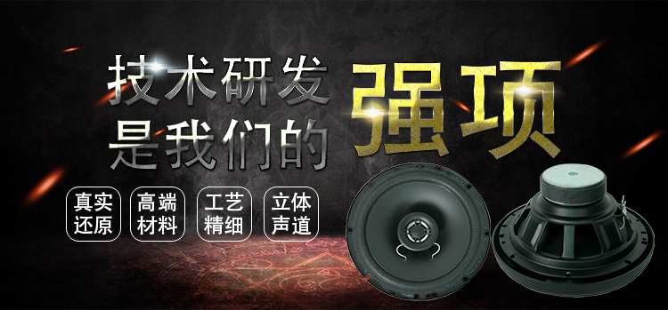 6.5寸(179.5mm)25芯泡邊PP盆120W外同軸全頻汽車喇叭 6.5寸(179.5mm)25芯泡邊PP盆120W外同軸全頻汽車喇叭